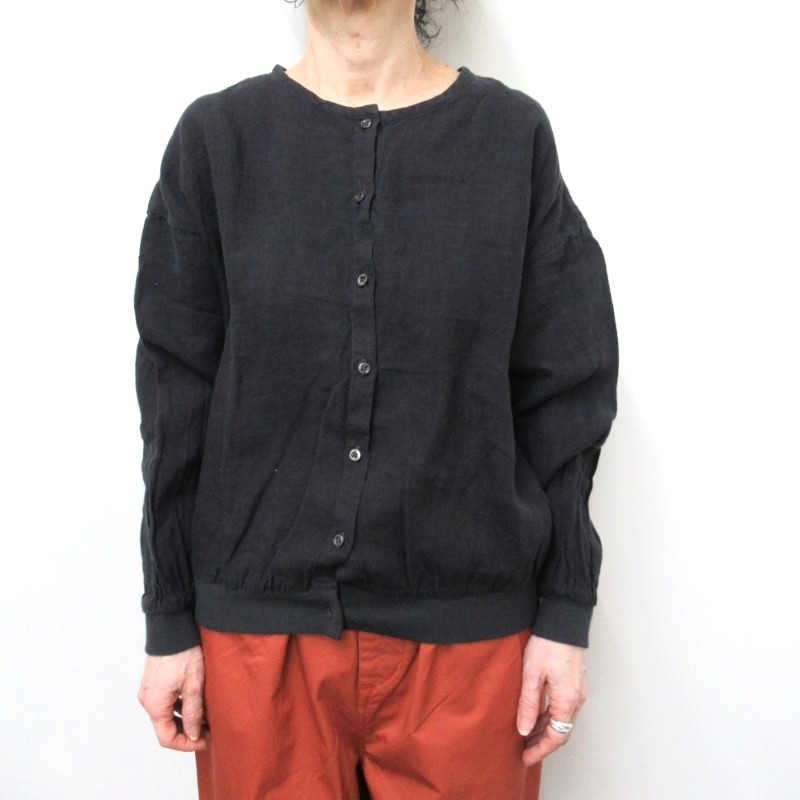 DAYS  リネン100％リブカーディガン /CH312 【日本製】